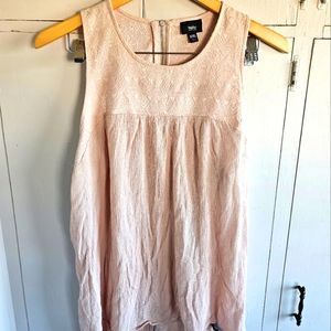 Mossimo light pink sleeveless blouse Size XXL